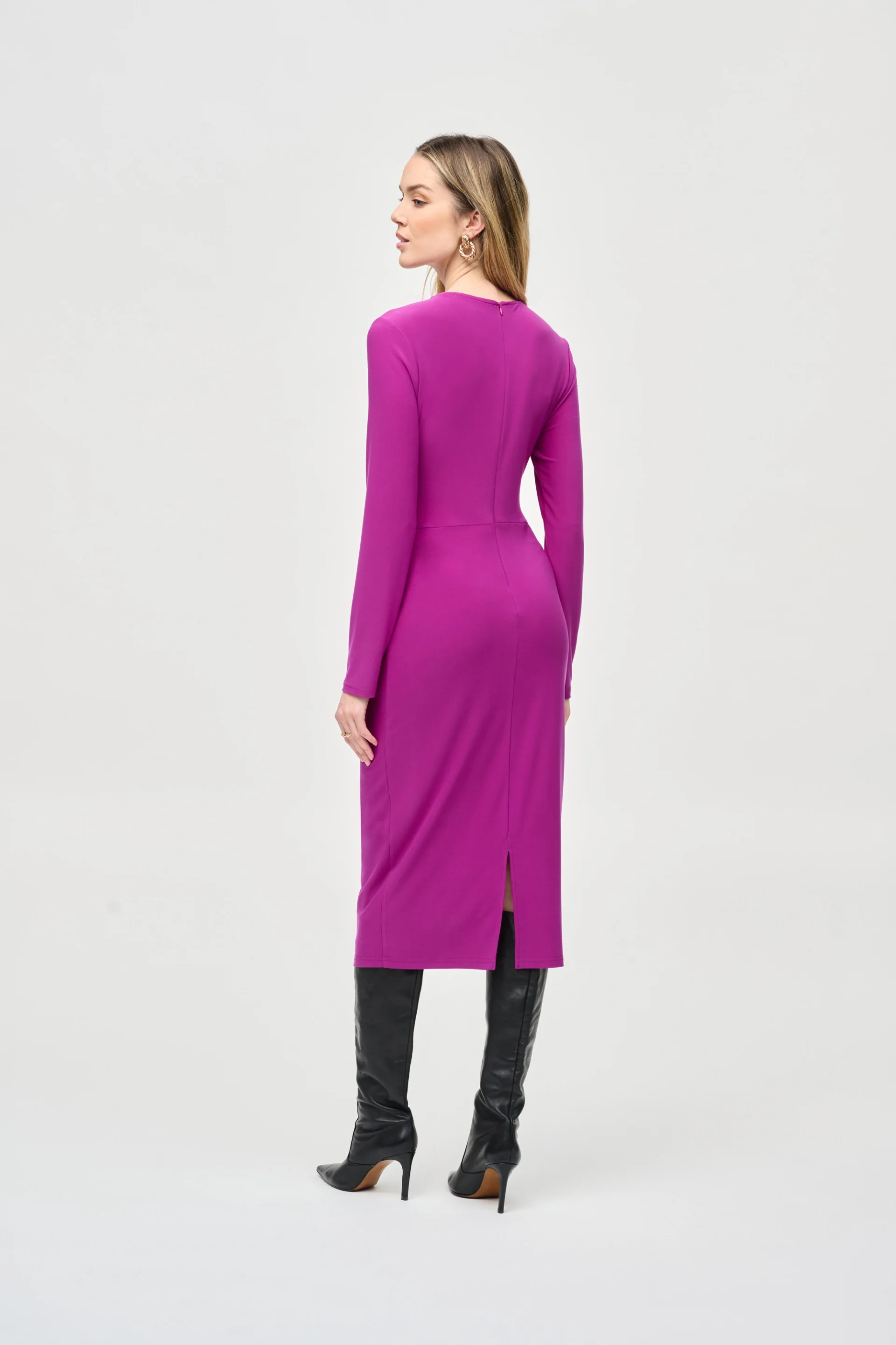 Joseph Ribkoff Waist Tie Sheath Dress Style 243032 - Image 4