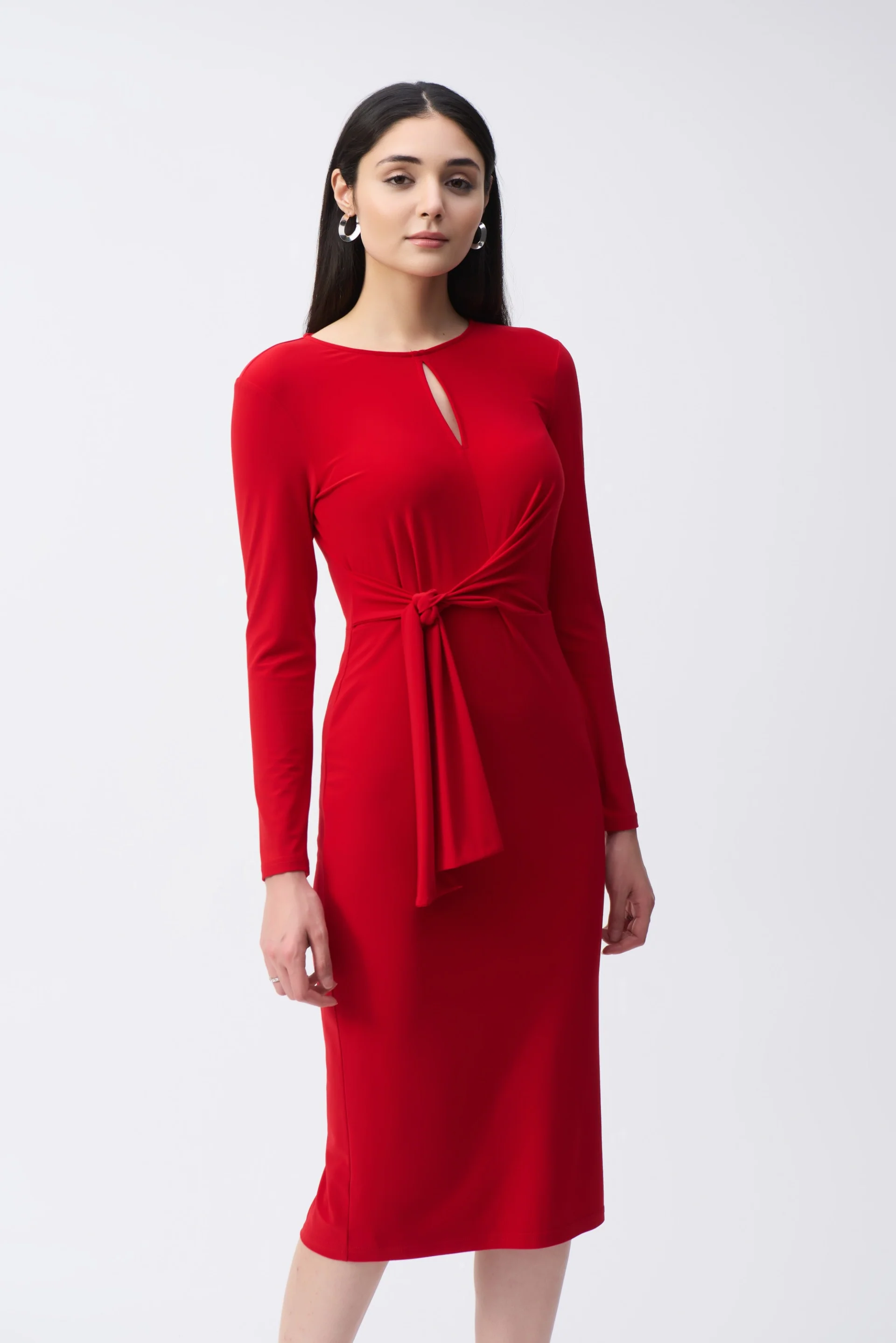 Joseph Ribkoff Waist Tie Sheath Dress Style 243032 - Image 6