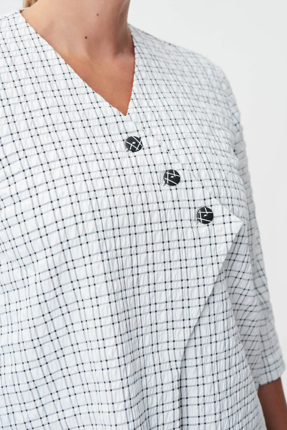 Joseph Ribkoff White/Black Jacket Style 232016 - Image 3