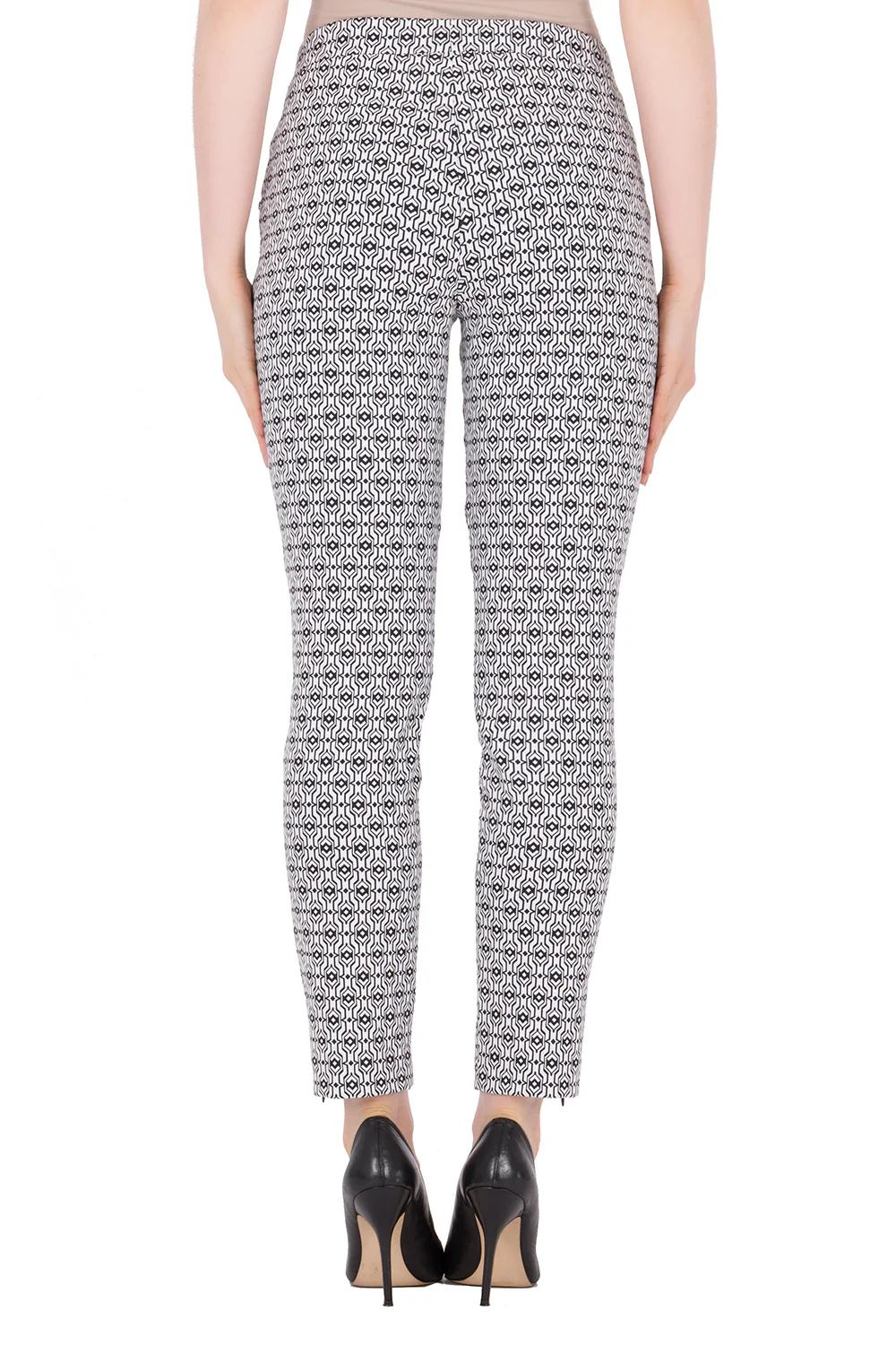 Joseph Ribkoff White/Black Pants Style 191842 - Image 2