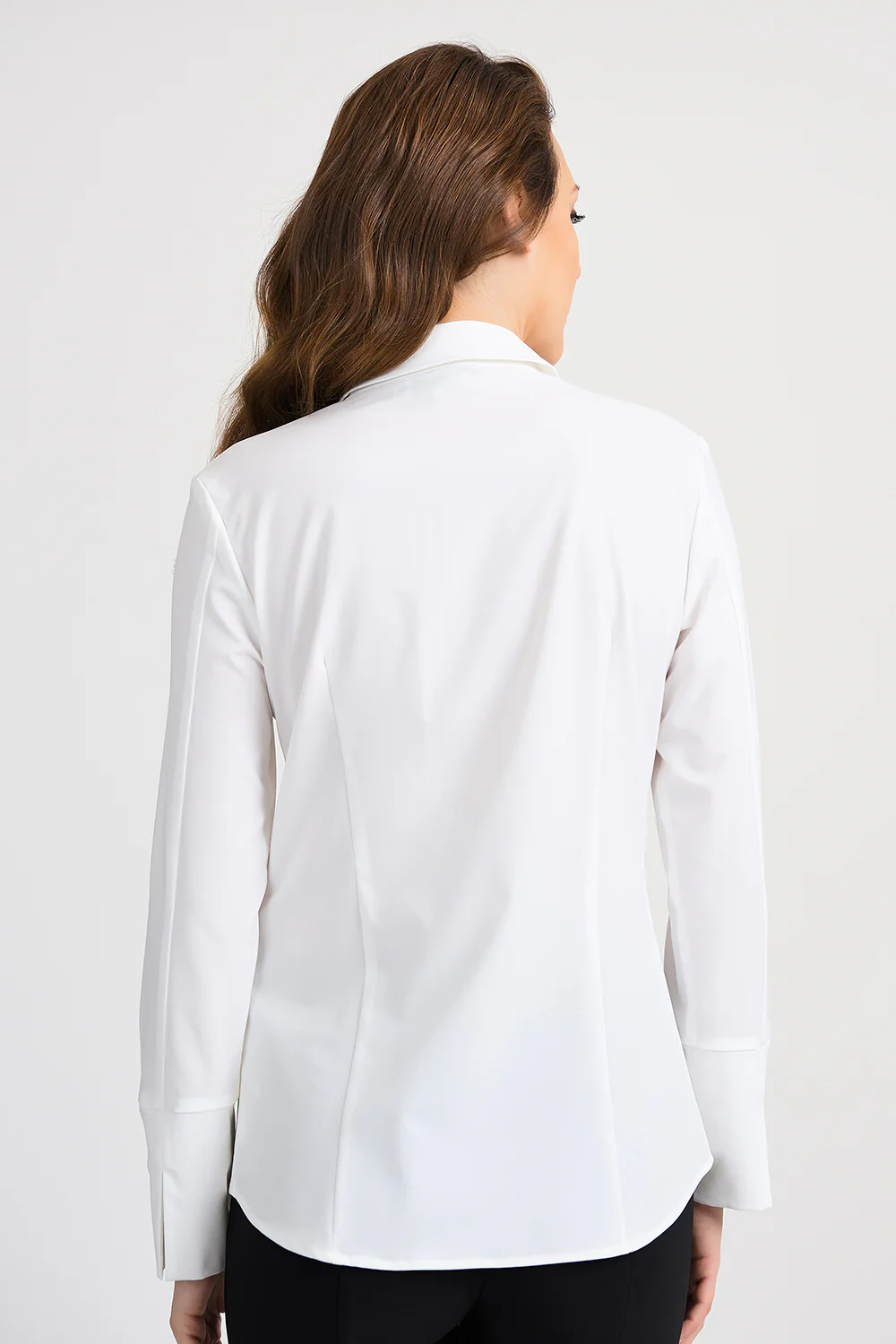 Joseph Ribkoff White Blouse Style 201159 - Image 4