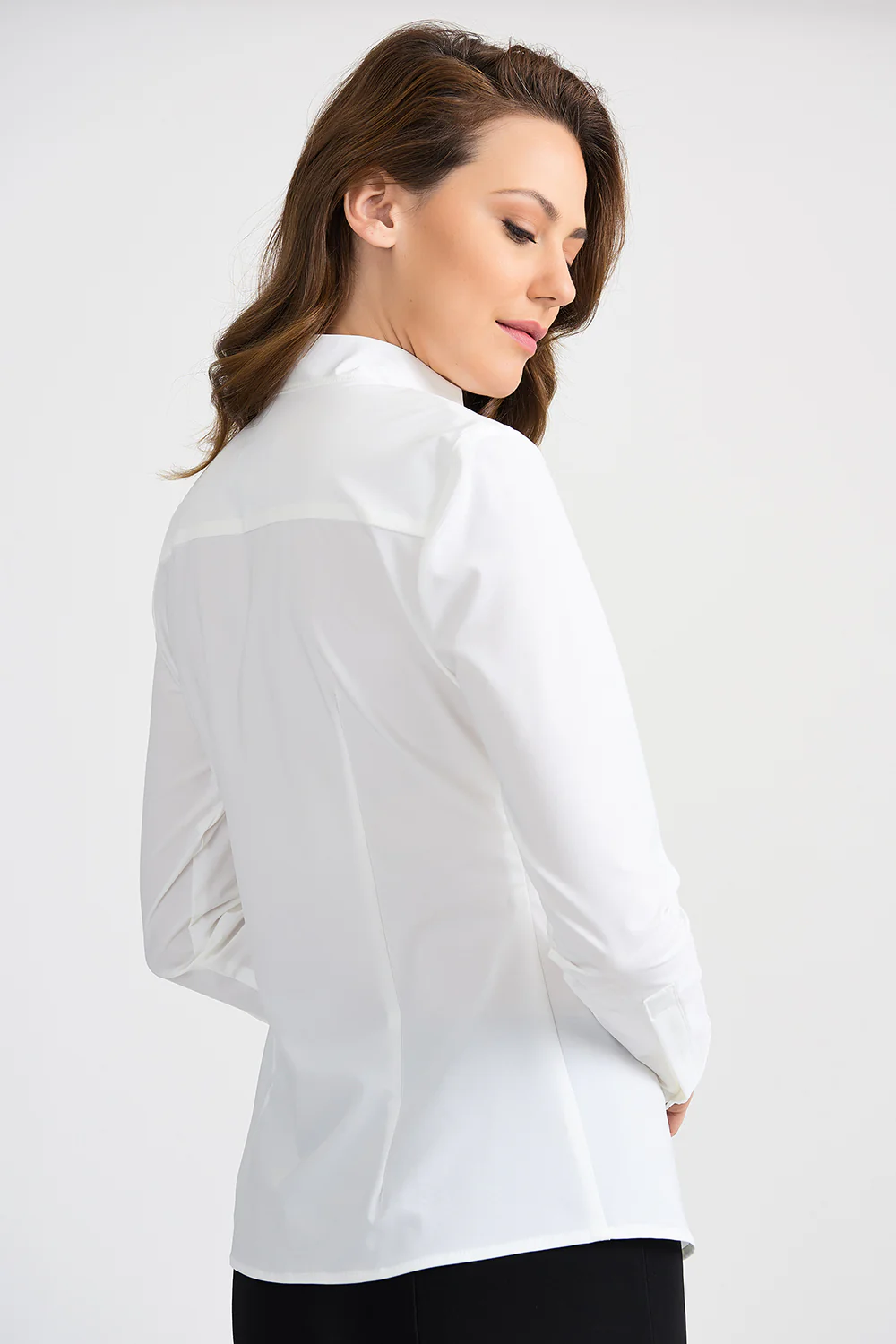 Joseph Ribkoff White Blouse Style 201281 - Image 3
