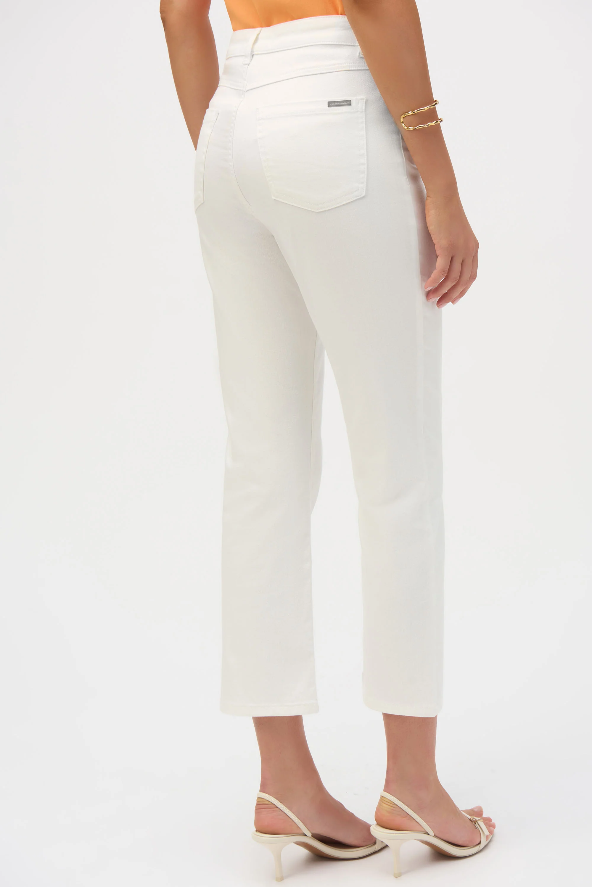 Joseph Ribkoff White Classic Straight Leg Stretch Jeans Style 252926X - Image 2