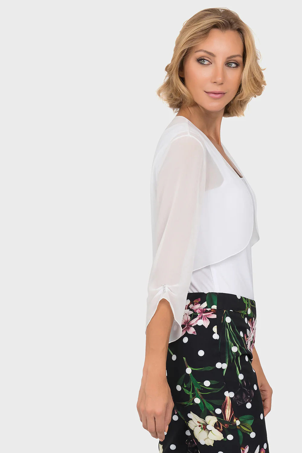 Joseph Ribkoff Vanilla Cover Up Style 191229 - Image 4