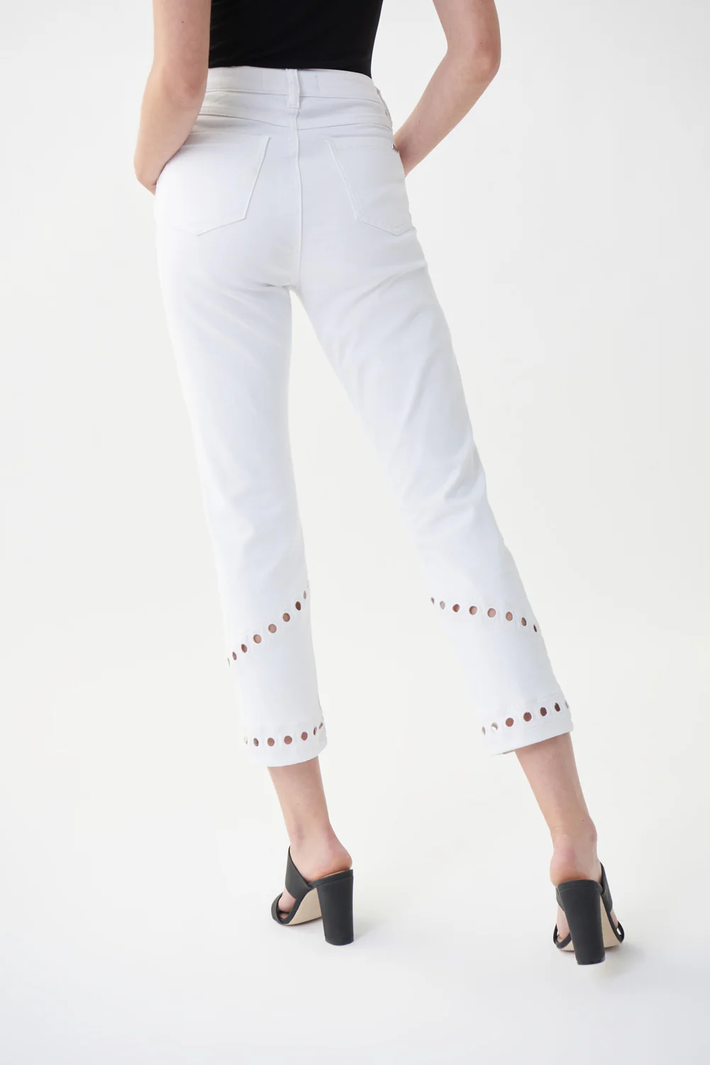 Joseph Ribkoff White Jean Style 222910 - Image 3