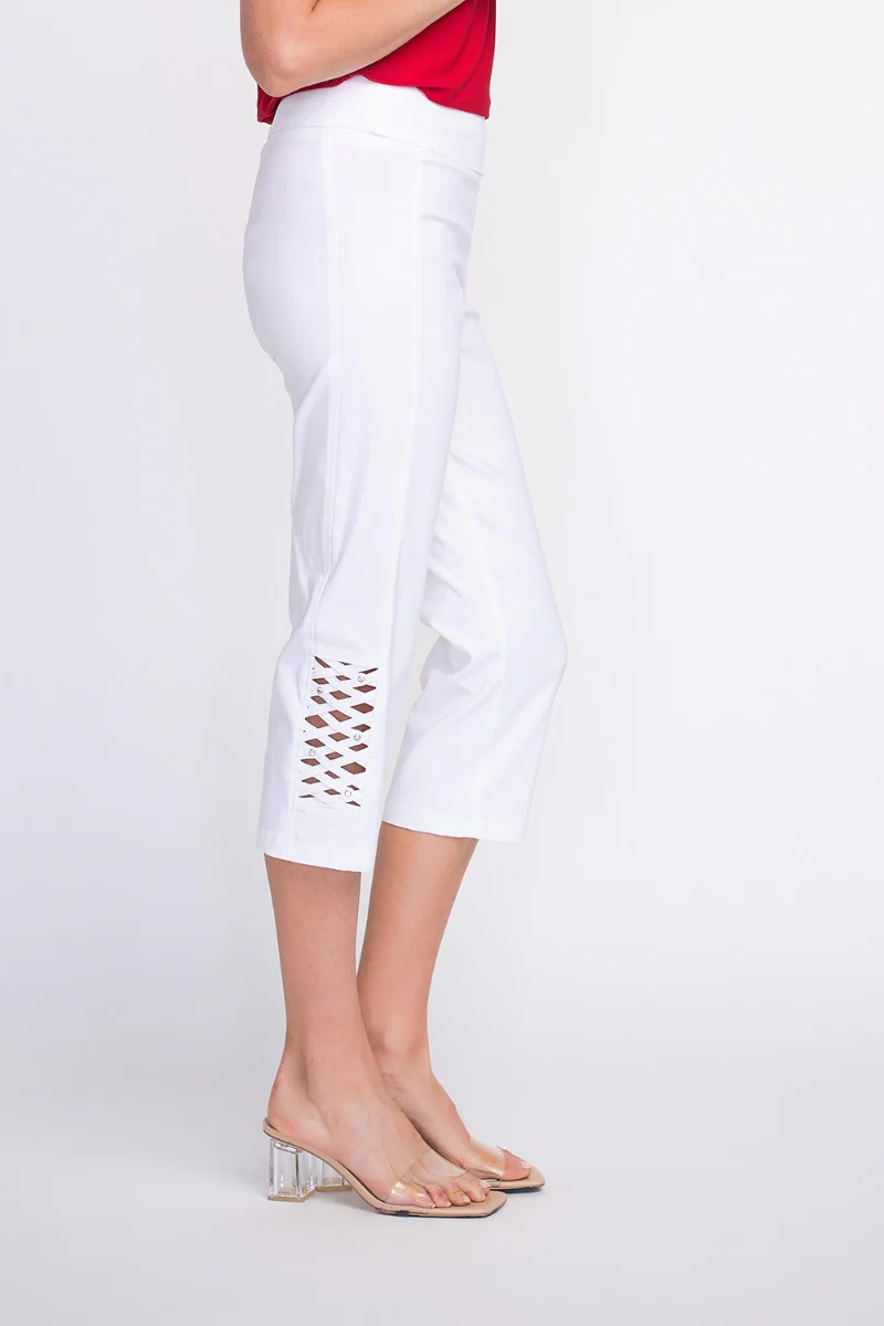 Joseph Ribkoff White Pants Style 202005 - Image 2