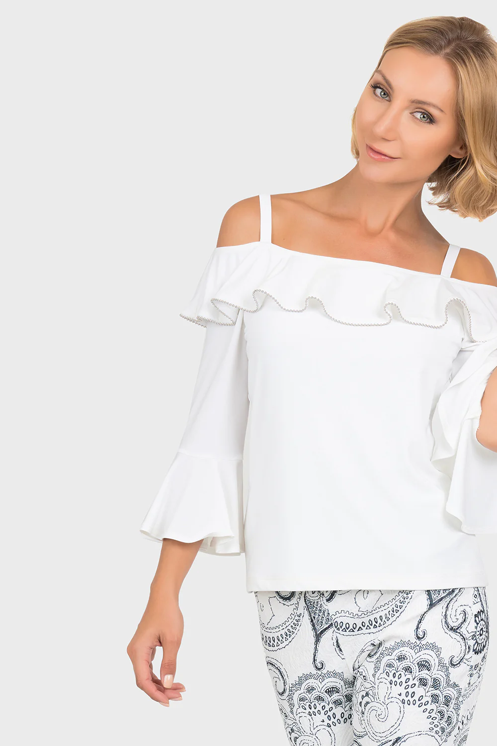 Joseph Ribkoff White Top Style 192137 - Image 4