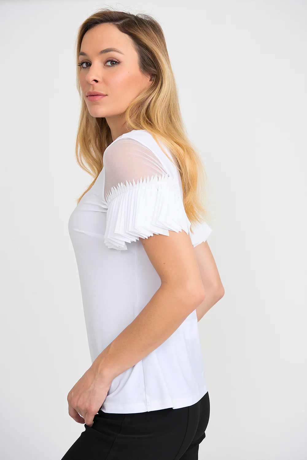 Joseph Ribkoff White Top Style 201174 - Image 4