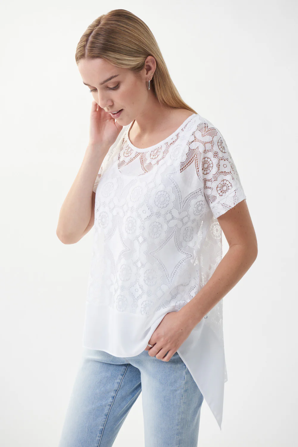 Joseph Ribkoff White Top Style 222084 - Image 2