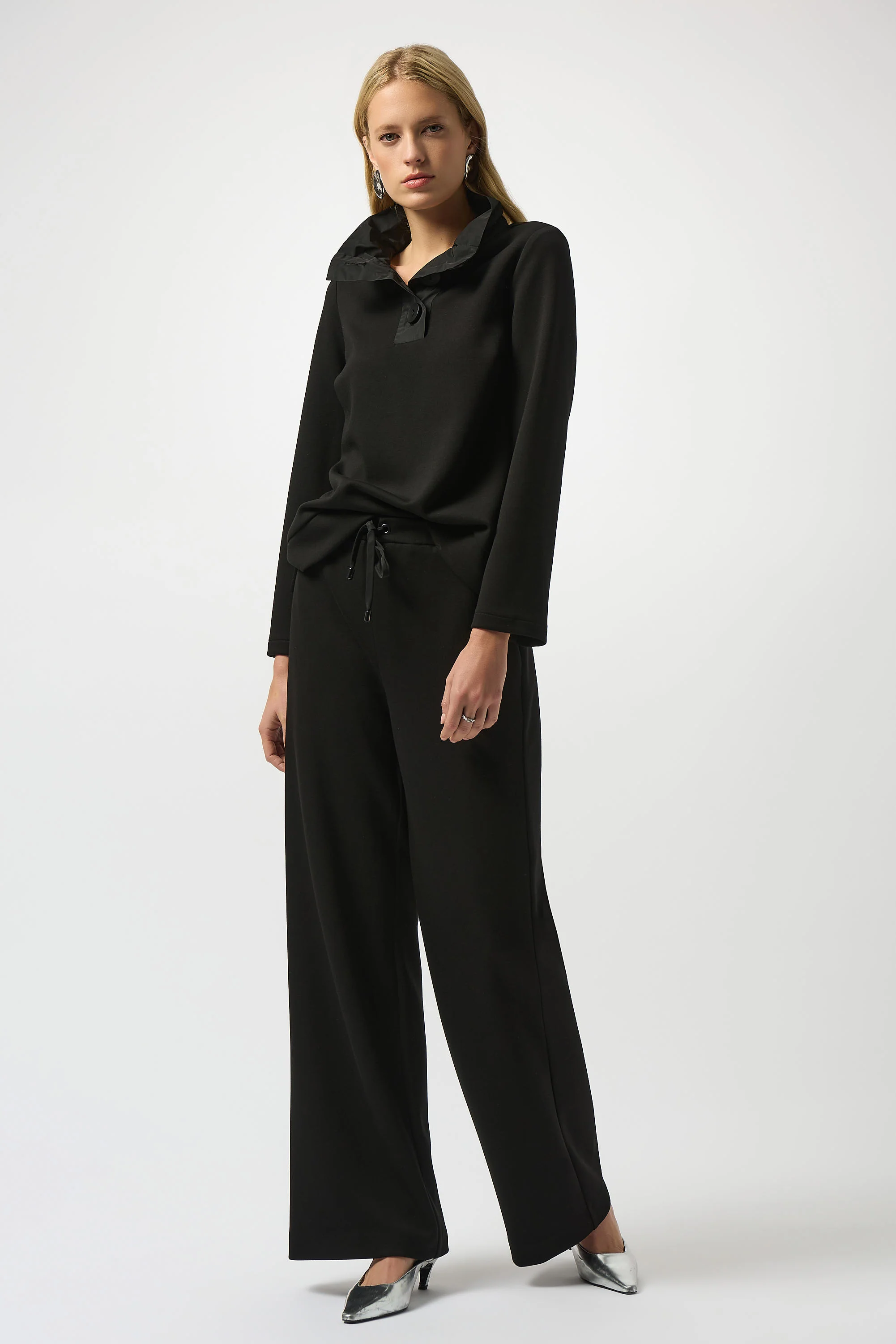 Joseph Ribkoff Wide-Leg Pull-On Pants Style 253136 - Image 2