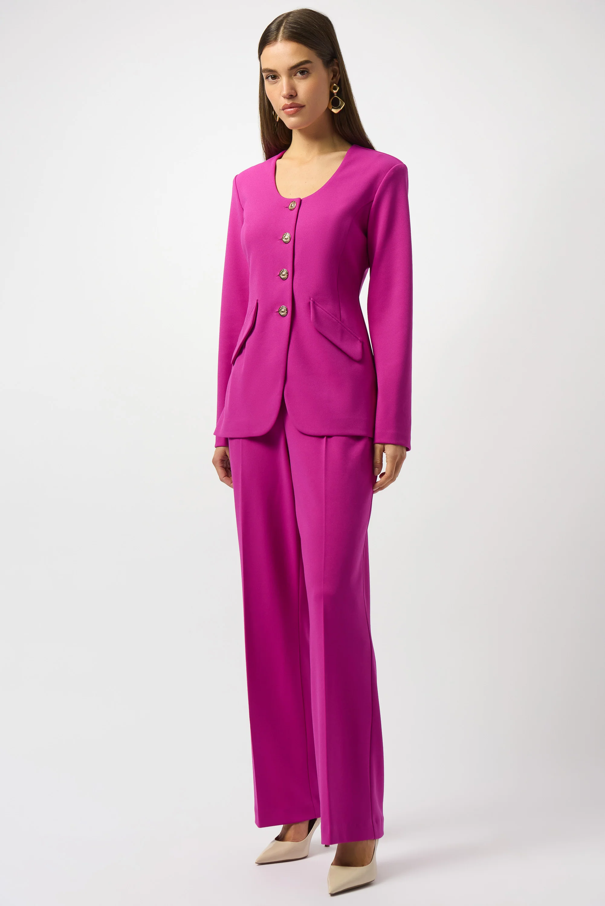 Joseph Ribkoff Wide Leg Pull-On Pants Style 253296 - Image 5
