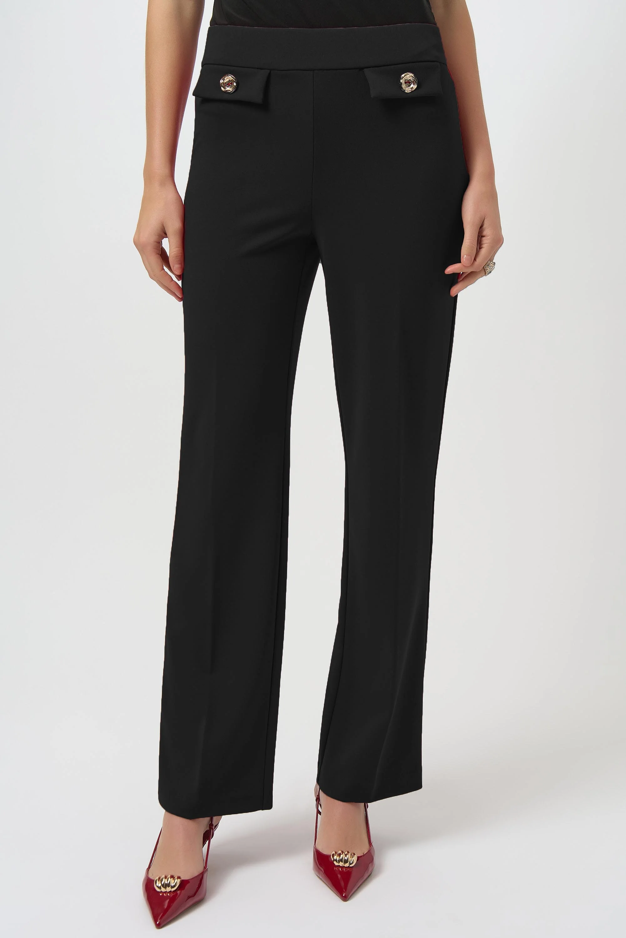 Joseph Ribkoff Wide-Leg Pull-On Pants Style 254119 - Image 5