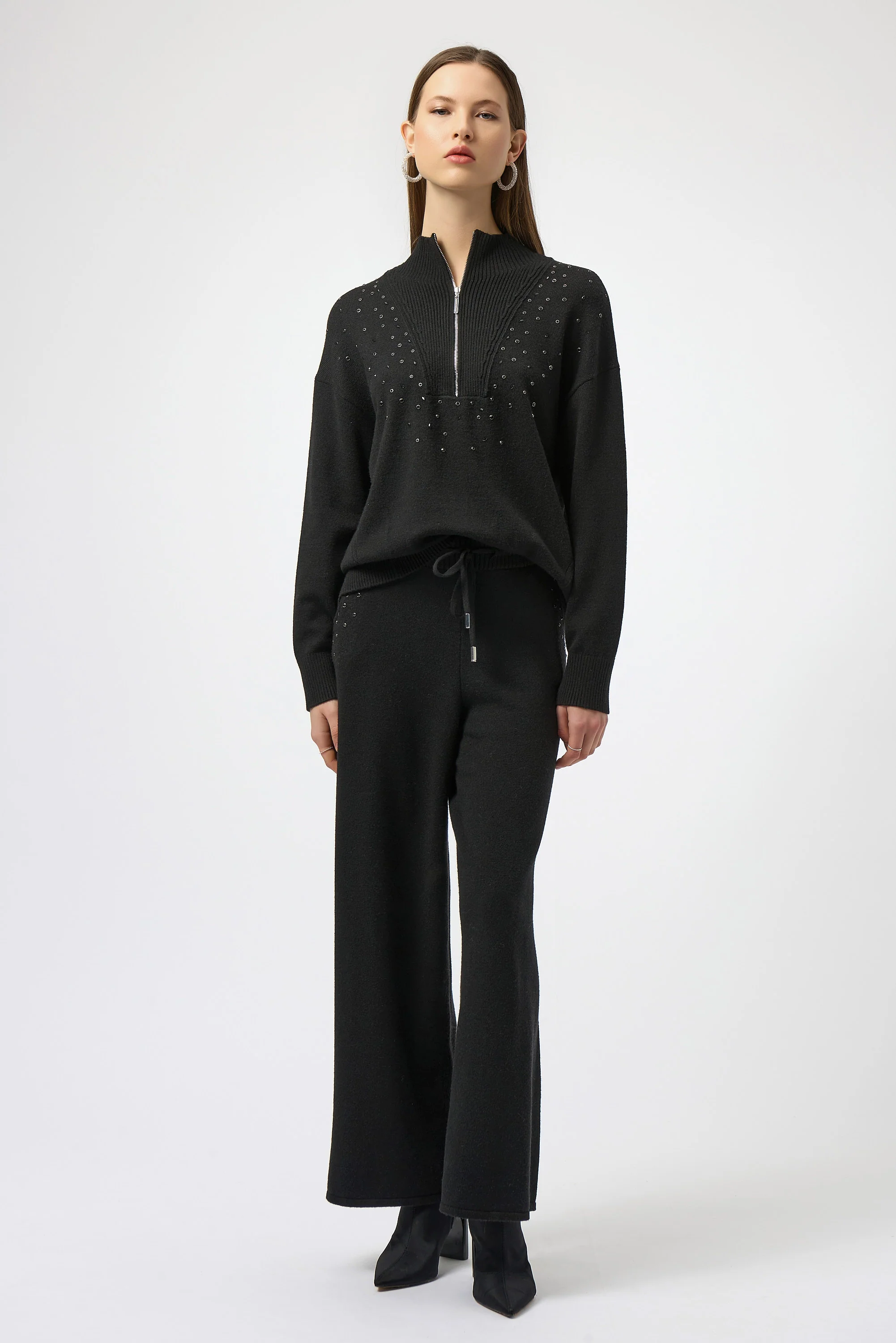 Joseph Ribkoff Wide Leg Pull-On Pants Style 254945 - Image 2