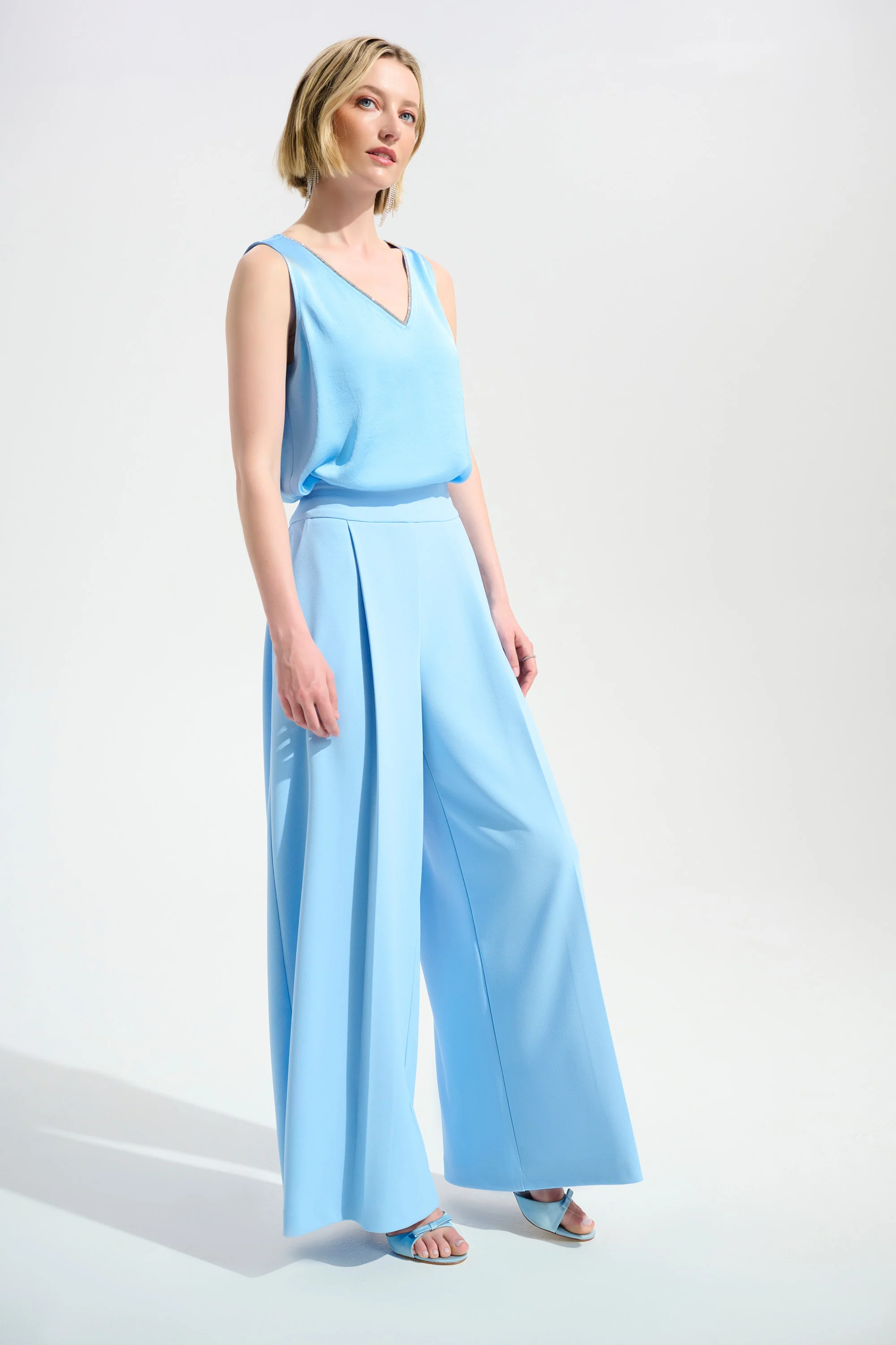 Joseph Ribkoff Wide Leg Pull-On Pants Style 261753 - Image 2