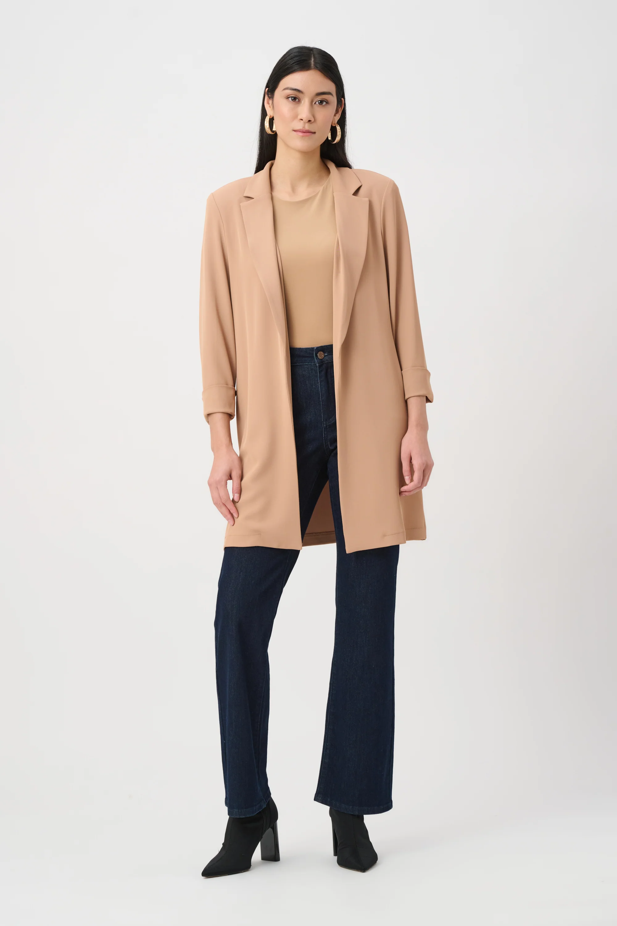 Joseph Ribkoff Longline Blazer With Notched Collar Style 261216 - Image 6