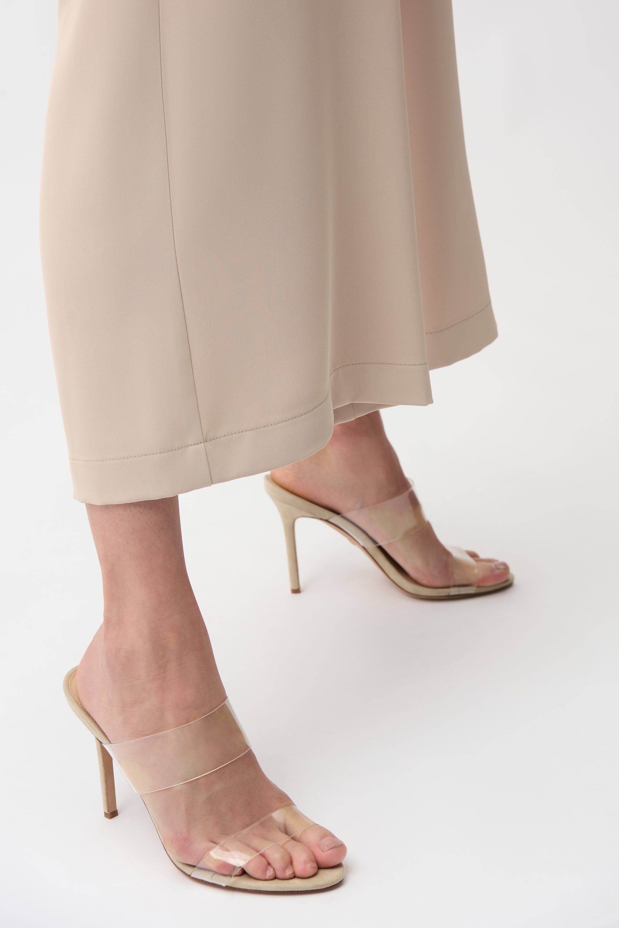 Joseph Ribkoff Woven Twill Pull-On Culotte Pants Style 261121 - Image 3