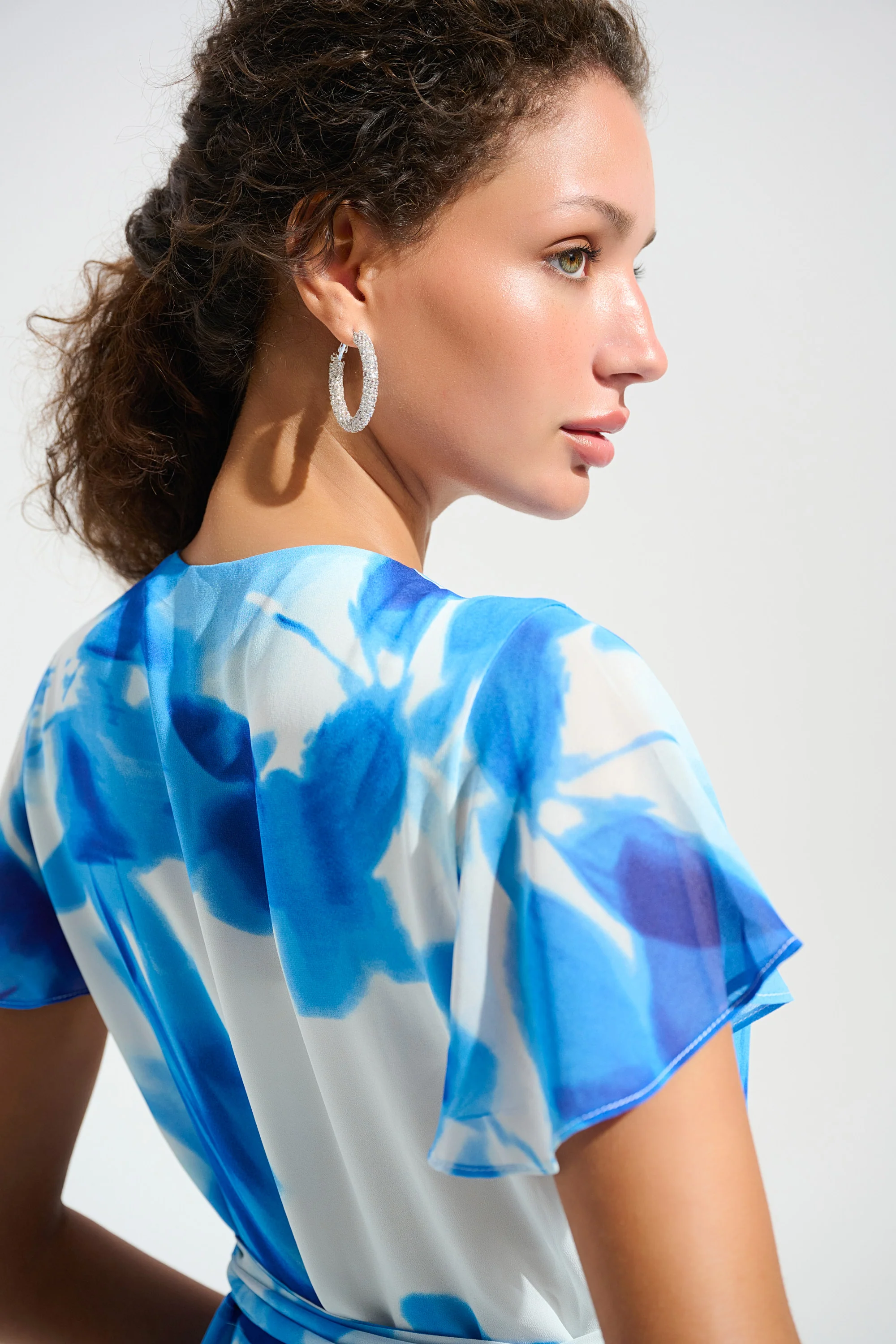 Joseph Ribkoff Wrap Dress With Ruffle Detail Style 261739 - Image 13